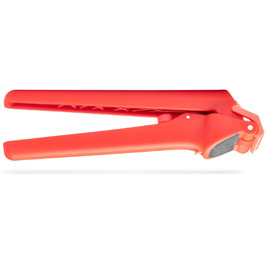 Dreamfarm GARJECT LITE Прес для часнику з пластику | Самоочищується, для нешкіленого часнику, стійкий до миття в посудомийній машині, без BPA (Червоний)