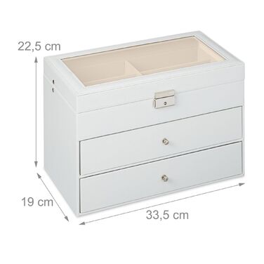 Стильна коробка для окулярів Relaxdays на 18 пар