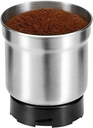 ProfiCook Kaffeeschlagwerk PC-KSW 1021 N: Електричний подрібнювач для кави та спецій, нержавіюча сталь, 200 Вт, імпульсний режим