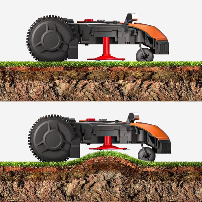 Робот-газонокосачка WORX Landroid S WR184E для газонів до 400 м² з ухилом до 35% - Wi-Fi, плаваюче лезо, керування через додаток, мультизональне програмування, AIA навігація