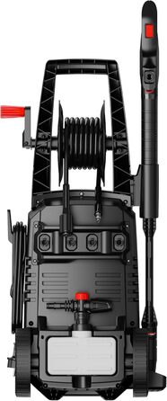 Високотискний мийник LEHMANN Hudson 1800 Вт, 145 бар, 450 л/год, з набором аксесуарів (щітка, пінозмішувач, шланг 5м)