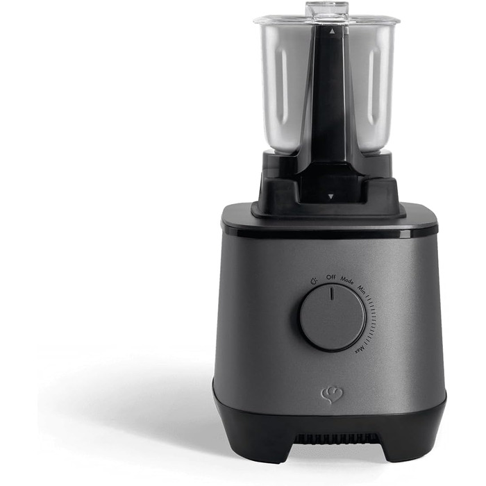 SPRINGLANE Hochleistungsmixer Hanno: Потужний блендер для приготування смузі, 2000 Вт, 32000 об/хв, самоочищення, з рецептами та насадкою (антрацит, колба та пляшка)