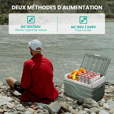 Автохолодильник Alpicool 35L компресорний 12/230V: для авто, кемпінгу, риболовлі -20°C