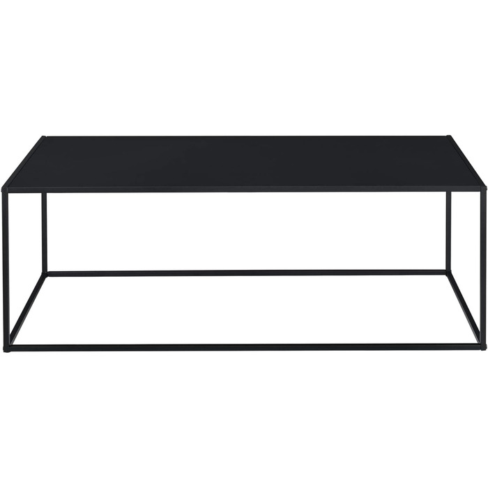 Консольний стіл Turia Журнальний стіл 74x115x32 см Стіл для вітальні Промисловий дизайн Метал Чорний (40 x 110 x 50 см)