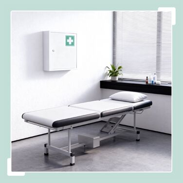 Шкафчик для медикаментів Relaxdays із замком та хрестом