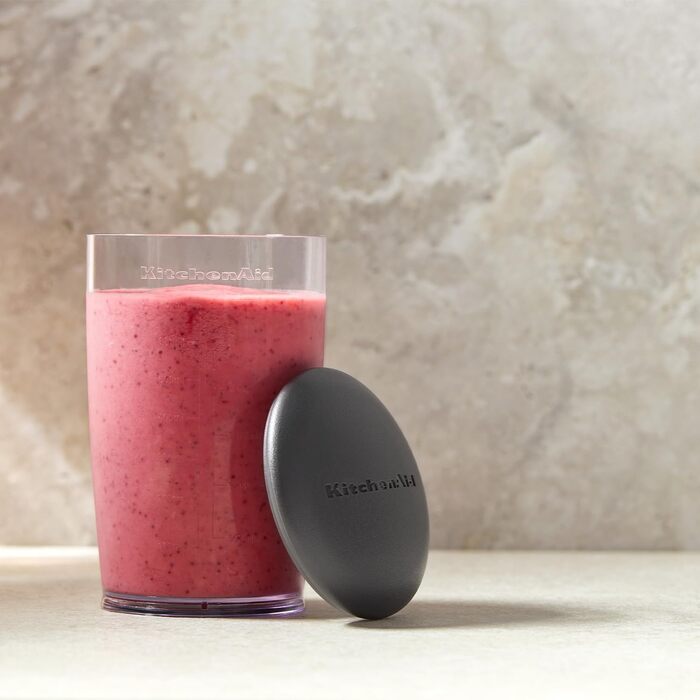 Блендер заглибний бездротовий KitchenAid Go Cordless чорний, 700 мл, з нержавіючої сталі, без акумулятора