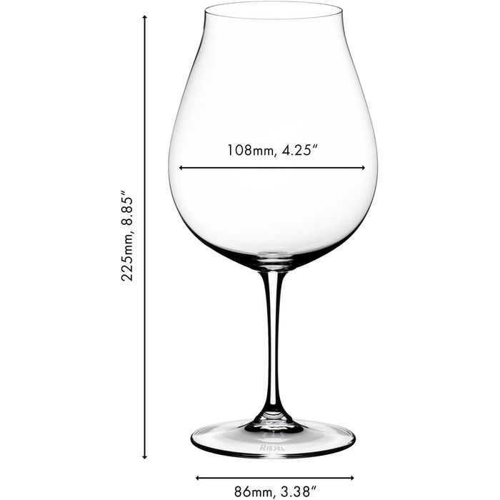 Бокал для вина RIEDEL Vinum Riesling Gran Cru, 2 шт., кришталь (для Pinot Noir)