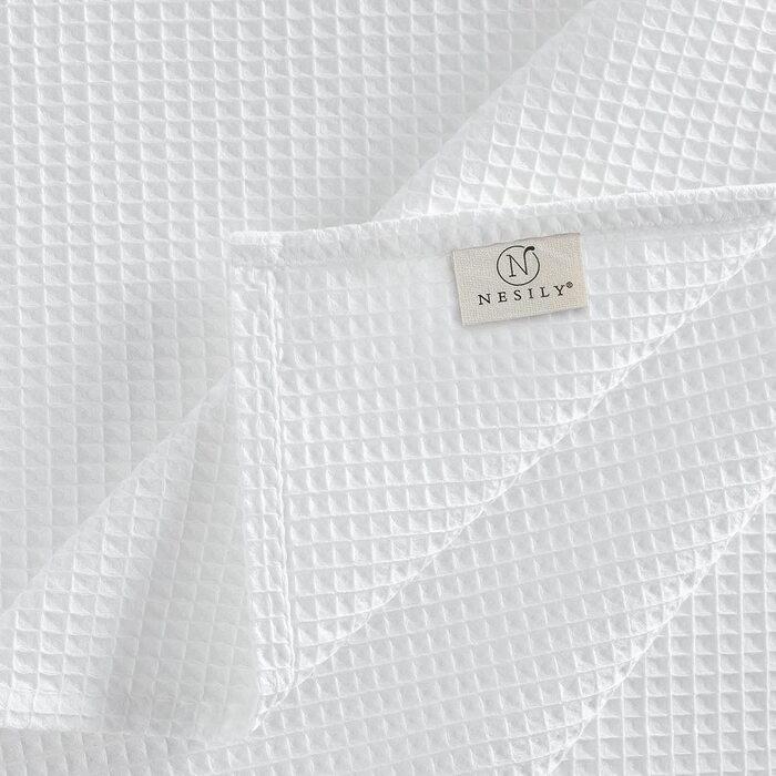 Покривало NESILY Premium 150200 см Диван плед Вафельний візерунок Покривало Ковдра для спальні Вафельна ковдра Ковдра Ковдра - Вафельна ковдра (біла) Біла