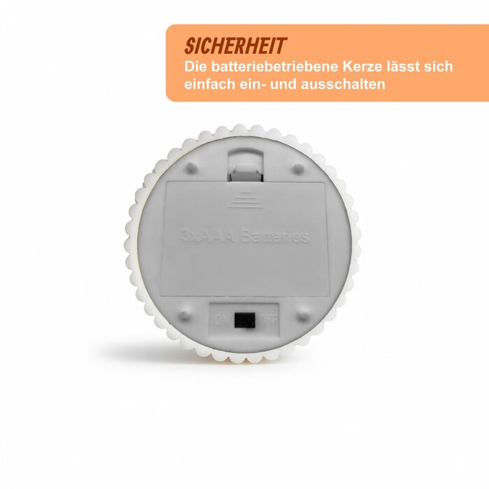 Набір з 4 LED-свічок Relaxdays