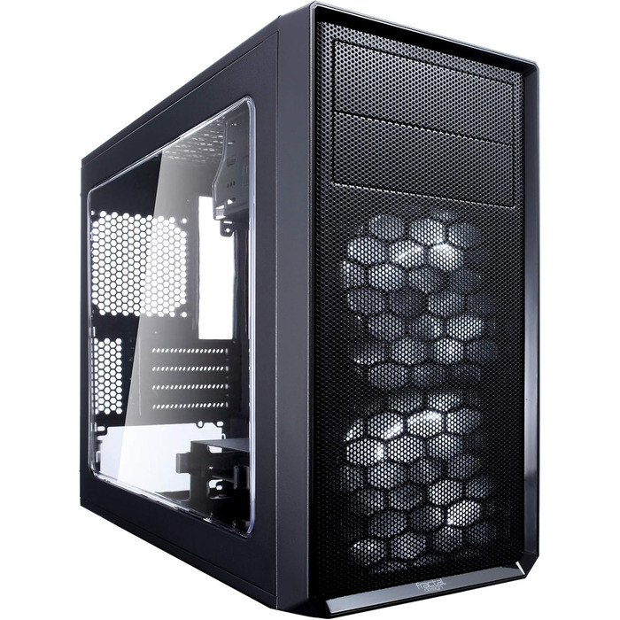 Корпус для ПК Fractal Design Focus G Mini Black із бічним вікном, міні-тауер, для геймінгу, чорний
