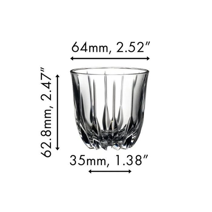 Кавова чашка, набір з 2 предметів, напій спеціальний скляний посуд Riedel
