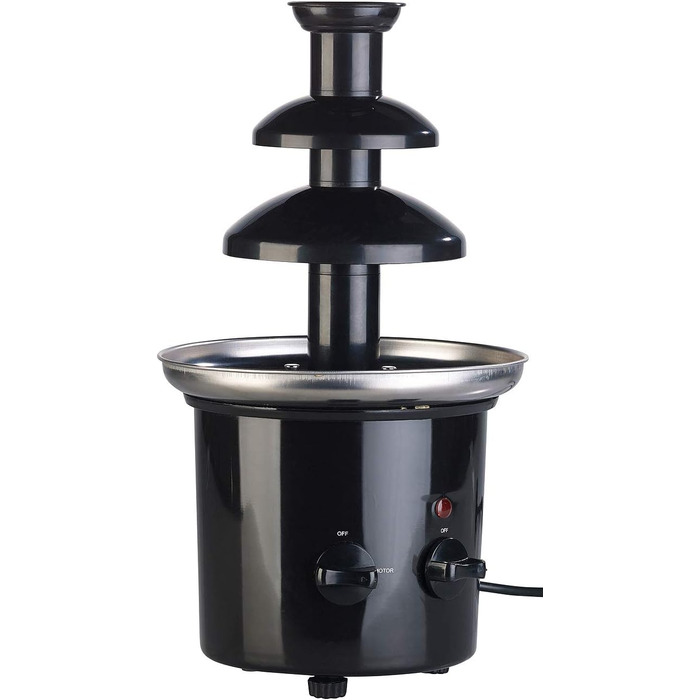 Шоколадний фонтан Rosenstein & Söhne з 2 рівнями, 275 Вт - для дому, шоколадне фондю