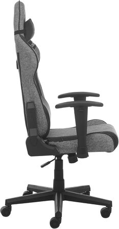 Ігровий/Офісний крісло DXRacer PRINCE 2.2 FD01 - чорно-сірий, з регулюванням висоти та функцією гойдання