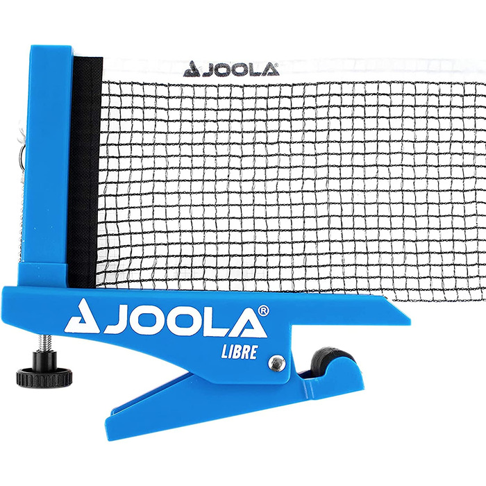 Сітка для настільного тенісу JOOLA LIBRE-Набір для настільного тенісу для активного відпочинку-затискна техніка-регулюється по висоті за допомогою стопорного гвинта (комплект з сімейним набором для настільного тенісу)