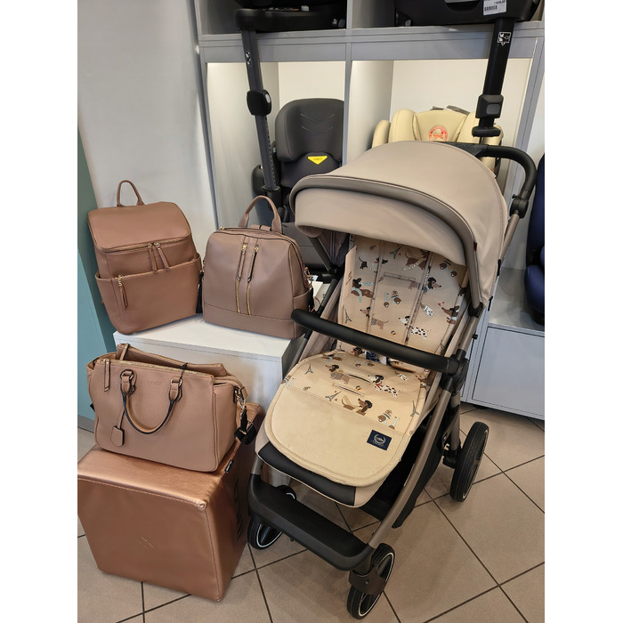 Дитячий прогулянковий візок Carrello Bravo SL Deluxe CRL-5520, колір Shale Beige