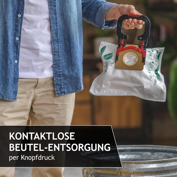 Пилголом Hoover HE520PET з мішком 3,5 л – тихий, з автоматичною системою видалення мішка та фільтром EPA, для дому з тваринами (пет-версія)