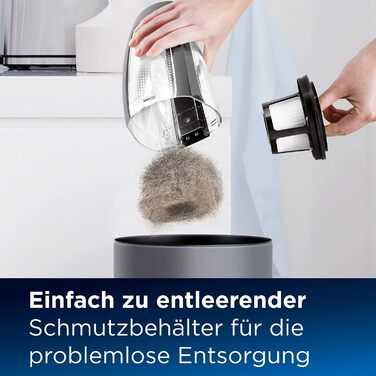 Акумуляторний пилосос Bissell PowerClean FurGuard для шерсті тварин: 280W, HEPA-фільтр, самоочисна щітка, 50 хв роботи