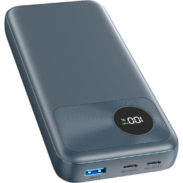 МАг, 22,5 Вт, USB-C PD3.0 QC4.0, зовнішній зарядний пристрій для iPhone та смартфонів, 20000