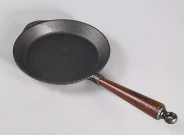 Сковорода SKEPPSHULT 24 см чавунна з дерев'яною ручкою - 0240T