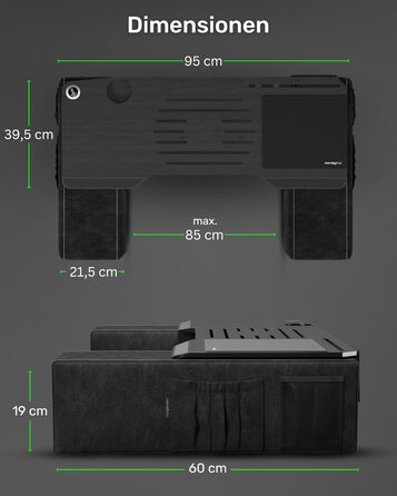 Підставка для ноутбука Couchmaster CYBOSS: ергономічна, широка, для дивану, софи та ліжка