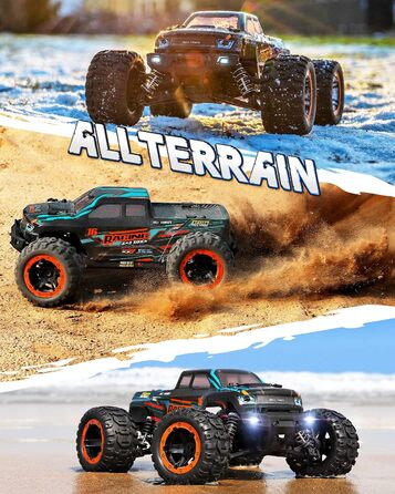 Радіокерований позашляховик HAIBOXING 1:16 4WD 36 км/год - швидкісний монстр-трак, водонепроникний, для дітей та дорослих