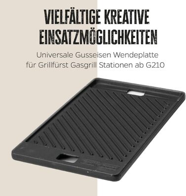 Прес для гамбургерів Grillfrst Ø11,5 см - котлети 200 г, перевертач для гамбургерів 35 см, папір для розтирання 200 шт. (серія G)
