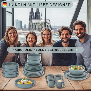 Набір кавових чашок SÄNGER 6 шт. з порцеляни, 400 мл, для 6 осіб, сумісно з миючим засобом та мікрохвильовою піччю, коричневий, VALUE COLLECTION (Каїро Оушн)