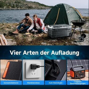 Компресорна холодильна сумка AAOBOSI 95L з двома зонами, WIFI-керуванням, USB-портом, 12/24V/100-240V, -20°C до 20°C для авто, вантажівки, човна, кемпінгу