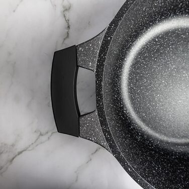 Набір посуду Royalty Line Lavica RL-ES1014M 14 предметів Rosso Borgogna - каструлі, сковороди та кришки для дому та професійної кухні