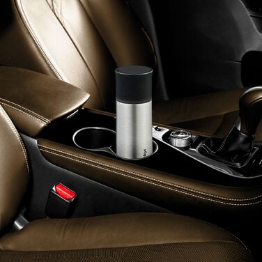 Фляга Relaxdays з нержавіючої сталі об'ємом 300 мл з кришкою-чашкою