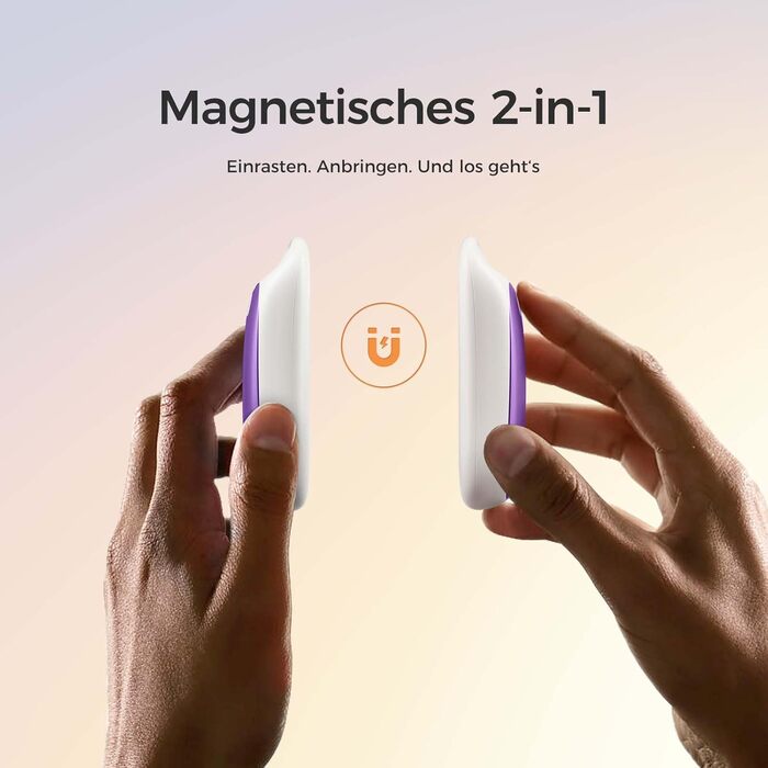 Електричні грілки для рук OCOOPA, 2 шт., водонепроникні IP45, ергономічні, 18 годин тепла, портативні, для активного відпочинку, гольфу, кемпінгу, міста (лавандово-фіолетовий)