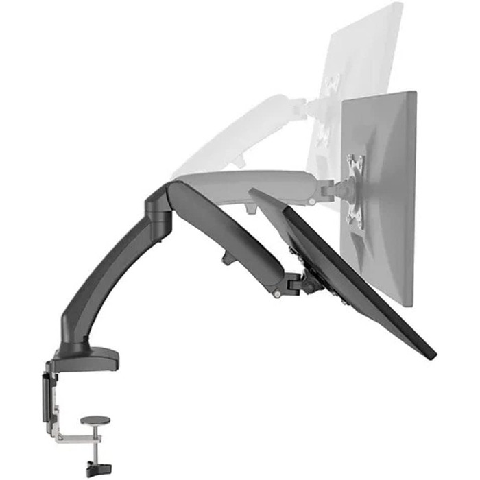 Кріплення для монітора Barkan 13-34 дюйми, регульоване, для столу, LED/LCD, витримує до 6 кг, газ-амортизатор, подвійний кріплення