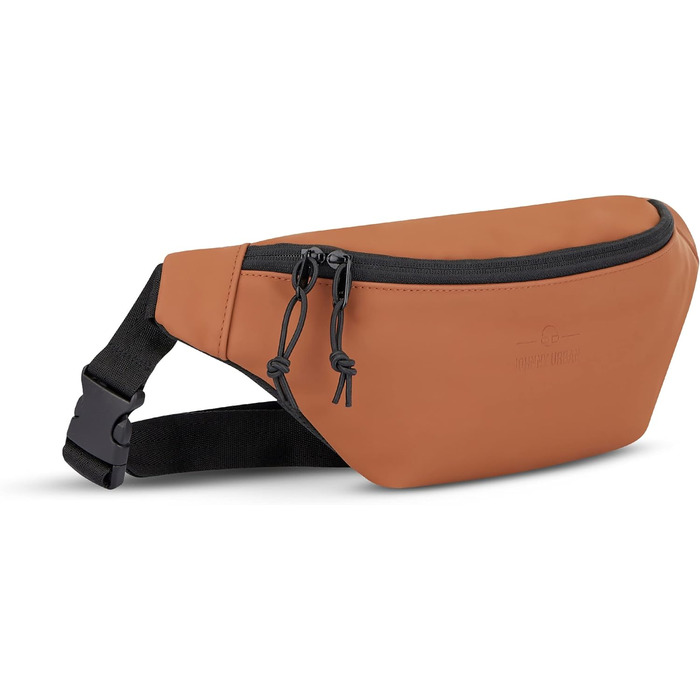 Поясна сумка для жінок та чоловіків - Riley - Сумка на пояс з гнучким ремінцем для фестивалів - Стильна нагрудна сумка через плече - водовідштовхувальна (карамельна)