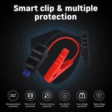 Портативний пусковий пристрій Auto-Starthilfe: Powerbank 5000A для автомобілів до 9.5л бензину або 8.0л дизеля