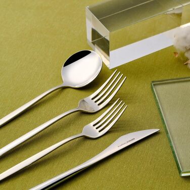Набір столових приборів Karaca Elegance (84 деталі) - нержавіюча сталь, для посудомийної машини, 12 персон