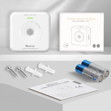 Датчик CO Heimann WS-725ES: Wi-Fi, 10 років служби, сумісний з Tuya/SmartLife