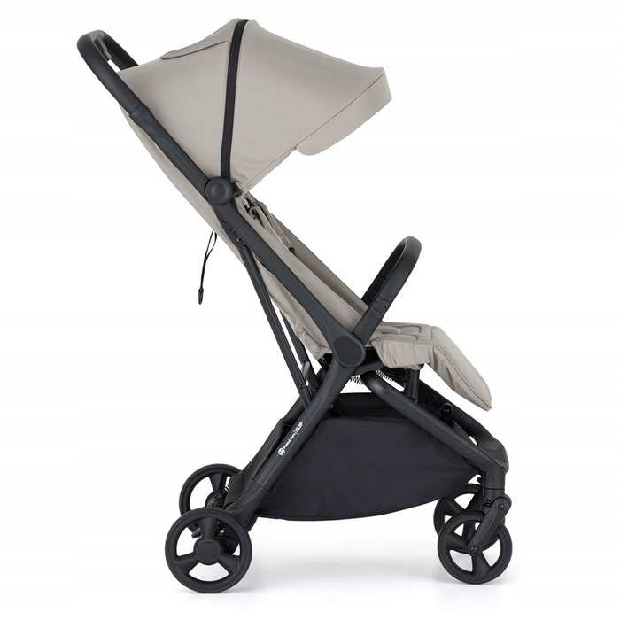 Легка компактна прогулянкова коляска Petite&Mars Flip до 22 кг / Platinum Grey