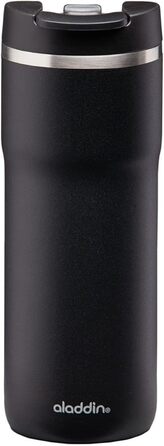 Термокружка Aladdin Barista Java Thermavac 0.47L Lava Black - Зберігає тепло 4 години, не протікає, з нержавіючої сталі, BPA Free, для кави з собою