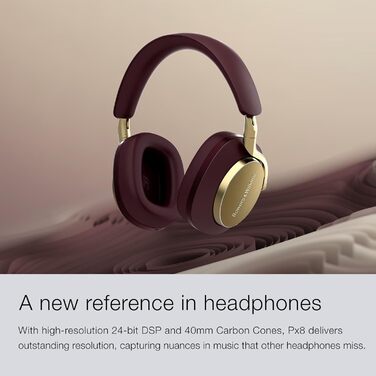 Навушники-вкладиші Bowers & Wilkins PX8, шумозаглушення, Bluetooth, відтворення 30 годин, мікрофон, бежевий