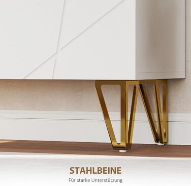 Шафа для взуття HOMCOM з 2 дверцятами, 3 регульовані полиці, на 15-20 пар взуття, 72 x 31,5 x 95 см, білий