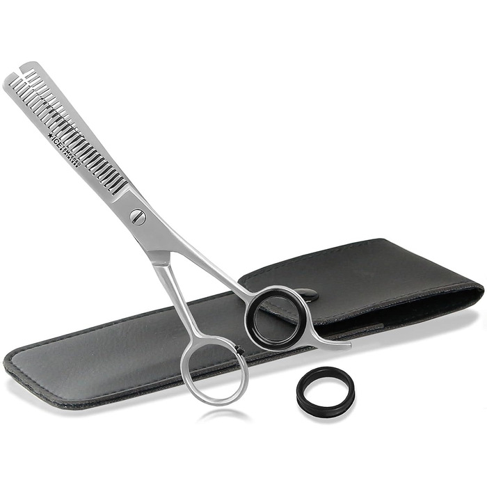 Ножиці для волосся PREMIUM Effiliation Scissors Ножиці для волосся з футляром - Перукарські ножиці для витончення волосся - Ножиці для витончення волосся 6 дюймів