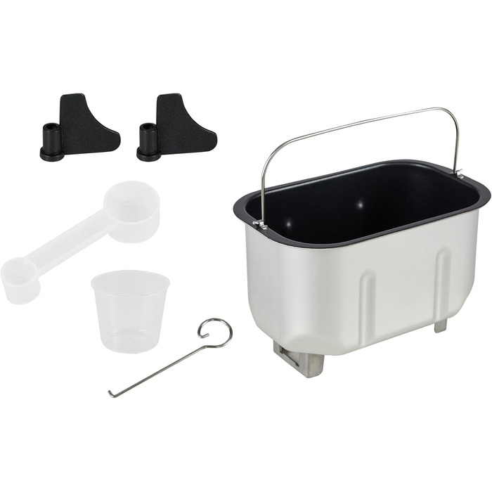 Хлібопечка Arebos 1500г | 15 програм | Таймер | LCD дисплей | 850 Вт | Чорний