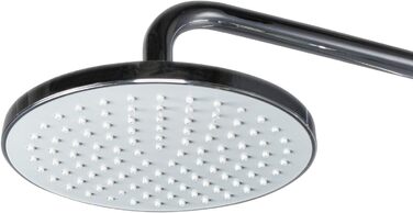Верхній душ Schulte Classic, хромований вигляд, кругла форма, підходить для душових систем Schulte, D9628