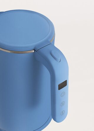 Електричний чайник Kettle Studio Pro 1 л, кобальтово-синій, з регулюванням температури, функцією підтримання тепла, збірно-розбірним шнуром, автоматичним відключенням, 1000 Вт