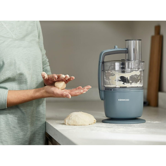Кухонний комбайн Kenwood MultiPro Go FDP22.130GY, 650 Вт, 1.3 л, Компактний, Багатофункціональний, Синій/Сірий