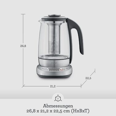 Чайник електричний Sage Appliances STM600, компактний, прозорий