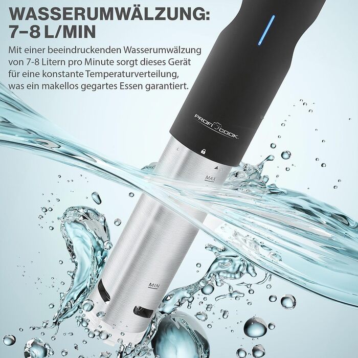 Су-від прилад ProfiCook PC-SV 1159 | WIFI | Чорний | з автоматичними програмами