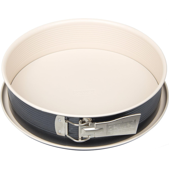 Форма для випічки Zenker Springform Ø 26 см CREME NOIR з антипригарним покриттям, з плоским дном та захистом від протікання, 1 шт.