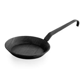 Сковорода без покриття, чавун Ø 16 см, висота 2,5 см-чавунна сковорода для сервірування, придатна для індукції, з гачком