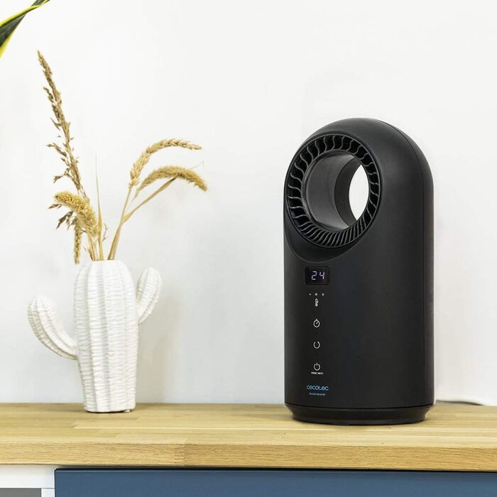 Конвектор Cecotec Warm 8400 Bladeless Connected: WiFi, сенсорне управління, 1500W, чорний
